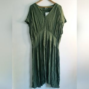 ASOS Olive Green Dress Size 14 Tall